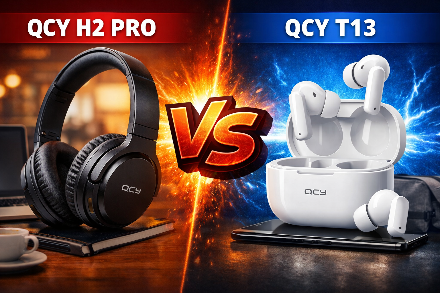 QCY H2 Pro vs QCY T13