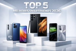 📱🔥 TOP 5 MELHORES SMARTPHONES 2026 (CUSTO-BENEFÍCIO)